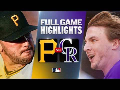PIRATES vs. ROCKIES Full Game Highlights (6/20/26) | MLB Highlights