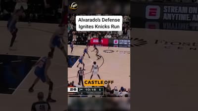 Alvarado's Defense Ignited the Knicks' Game 5 Comeback (Without Brunson)