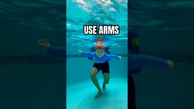 how to make your child scoop his arms in water!