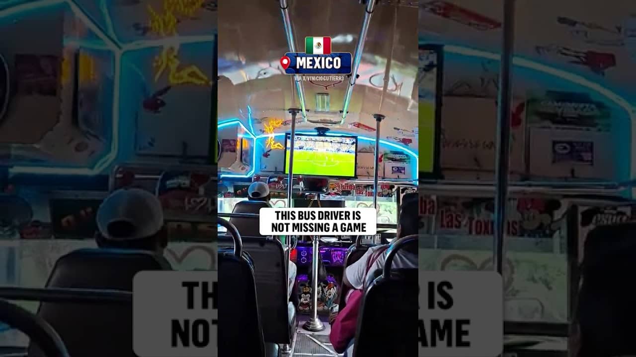 Catch all the FIFA World Cup action when this is the bus driver π²π½