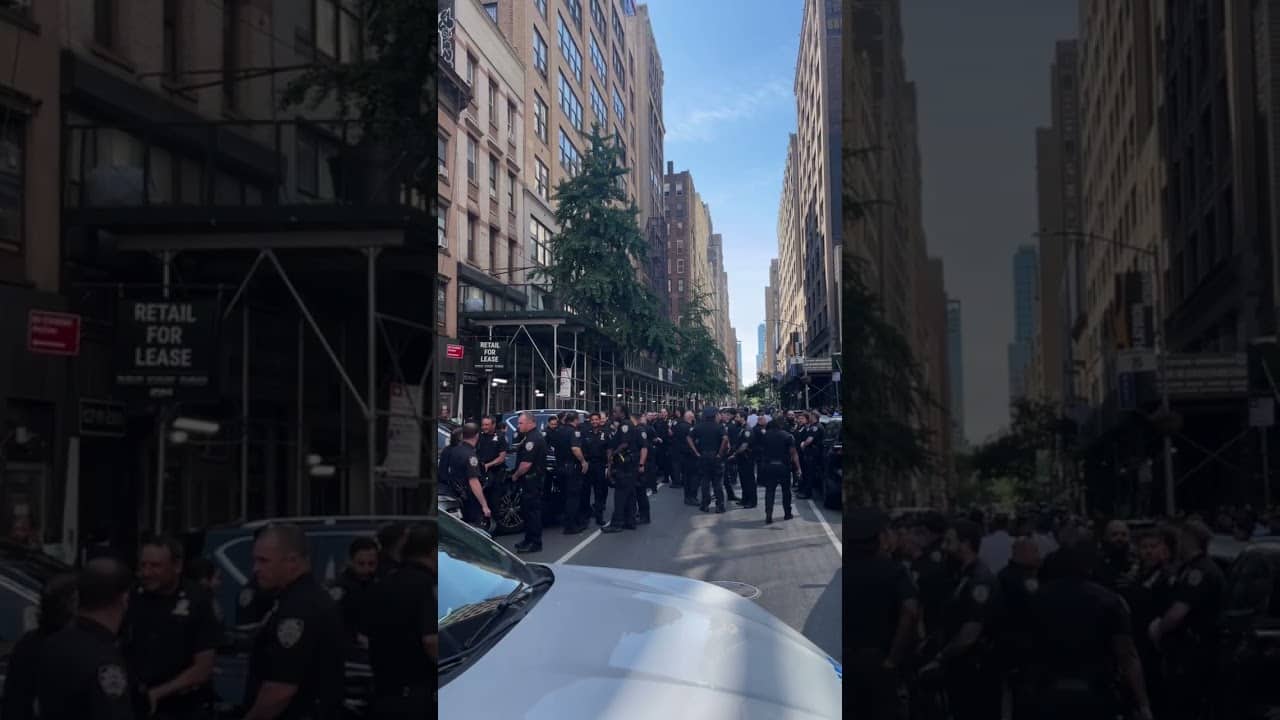 Blocks away from MSG before Game 3 of the NBA Finals