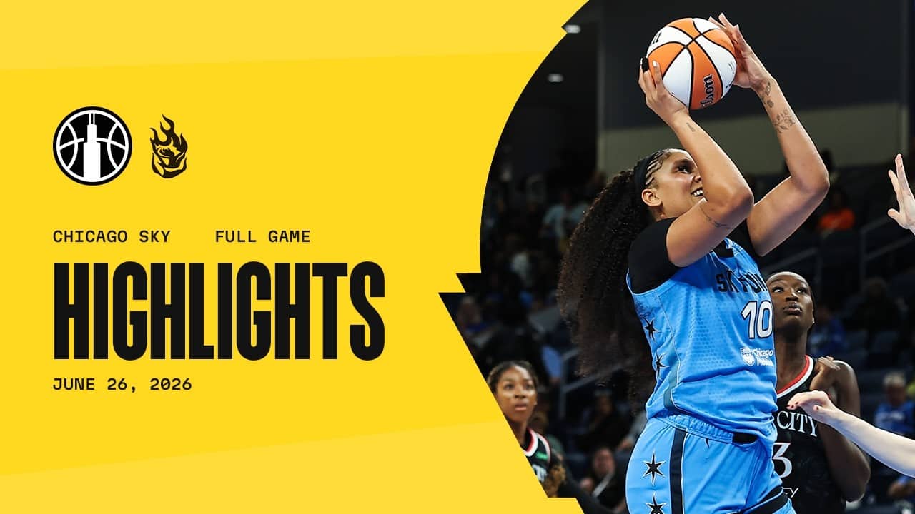 HIGHLIGHTS: Sky Shatter Numerous WNBA Records in 124-94 Blowout Win Over Fire