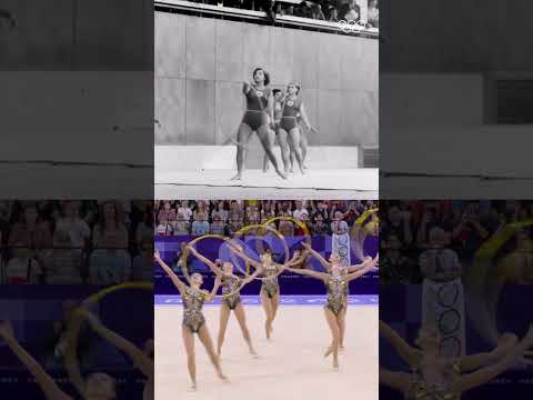 Same apparatus, different era. ๐ #Olympics #Gymnastics #Paris2024