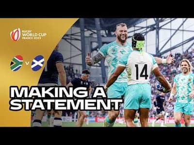 The Springboks start STRONG 💪 | South Africa v Scotland | Rugby World Cup 2023 | Full match replay