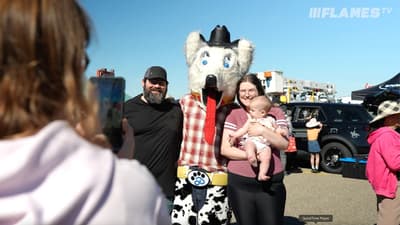 Getting Into The Stampede Spirit With Club Red & Harvey