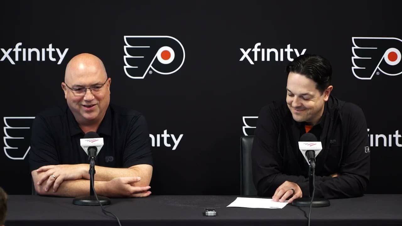 2026 Flyers Pre-Draft Press Conference: Daniel Briere and Brent Flahr