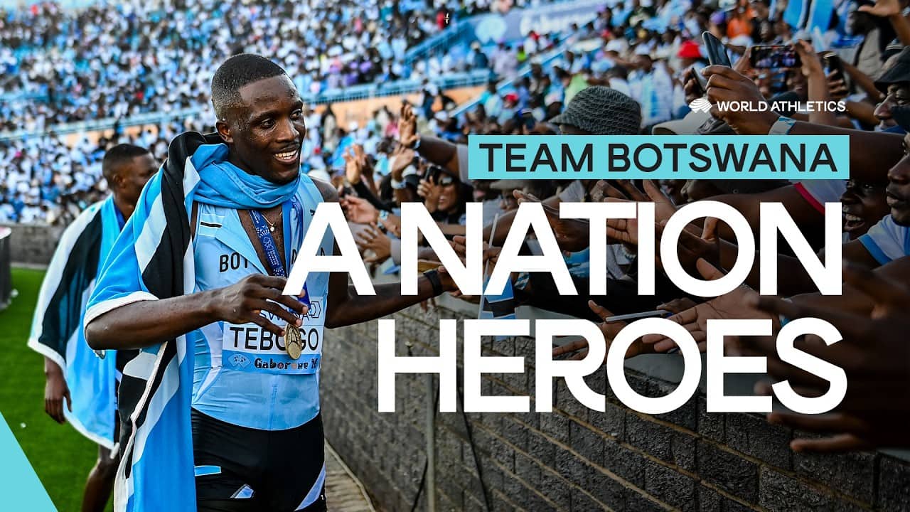 A nation heroes 🇧🇼 Botswana's golden relay era 👑