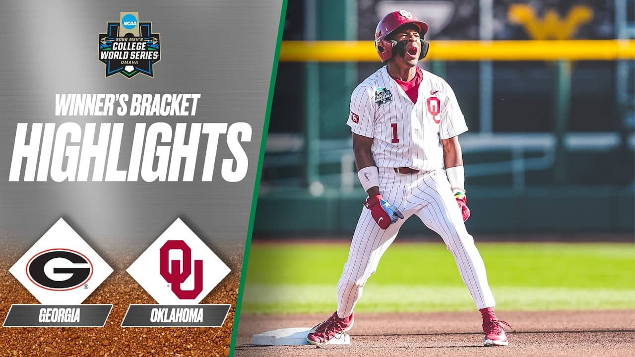 Oklahoma vs. Georgia: 2026 Men's College World Series | Extended highlights
