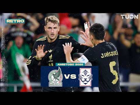 RETRO: 🇲🇽 MÉXICO vs COREA DEL SUR | Revive la noche de GOLAZOS de Santi y Raúl 🔥 | TUDN