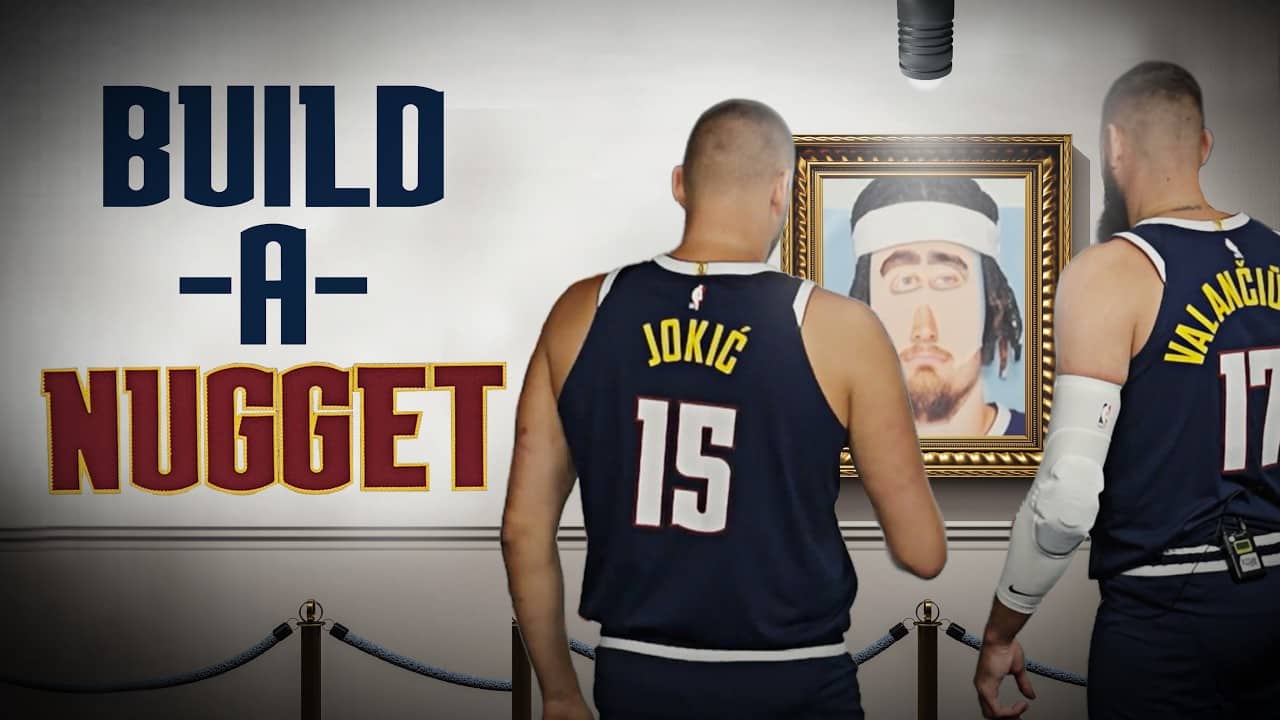 Denver Nuggets Try To Build Teammates' Faces 🥸