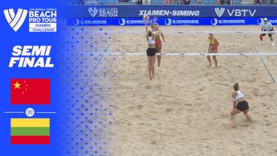 Yan X./X. Y. Xia vs. Paulikiene/Raupelyte - Semi Final Highlights | Xiamen 2026 #BeachProTour