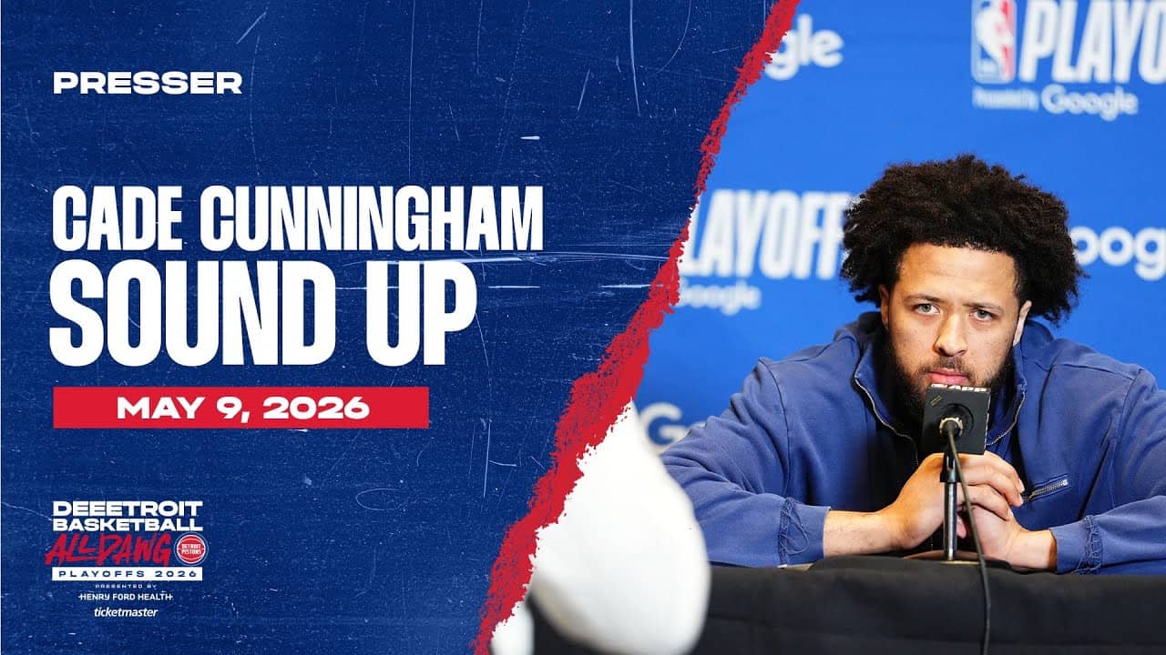Round 2 Game 3: Post-Game Press Conference: Cade Cunningham | Pistons vs. Cavs | 05.09.26