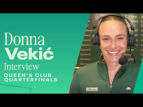 Donna Vekic on Why She Loves Playing on Grass Courts | 2026 HSBC Championships