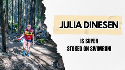 Julia Dinesen is Super Stoked on Swimrun!
