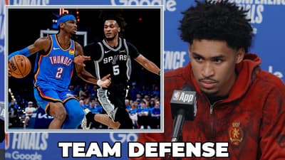 Dylan Harper on Spurs Defense In Game 1 of Western Conference Finals