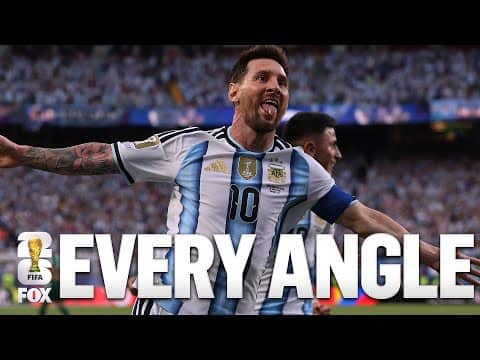 EVERY ANGLE of Lionel Messi's First Career FIFA World Cup™ Hat Trick 🔥