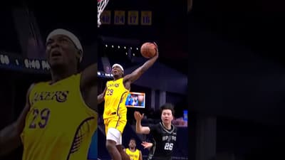 Chase Ross with the highlight DUNK #lakers