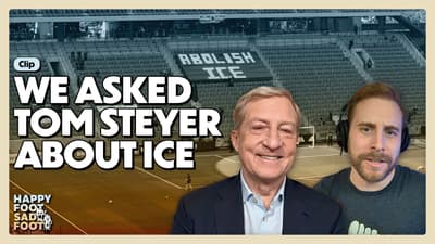 Tom Steyer Talks to an LAFC Fan about Soccer, Abolishing ICE, Billionaires, and The 3252