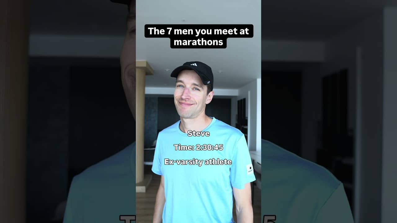 The 7 men you meet at marathons #running #runningshorts #runningreels #marathons