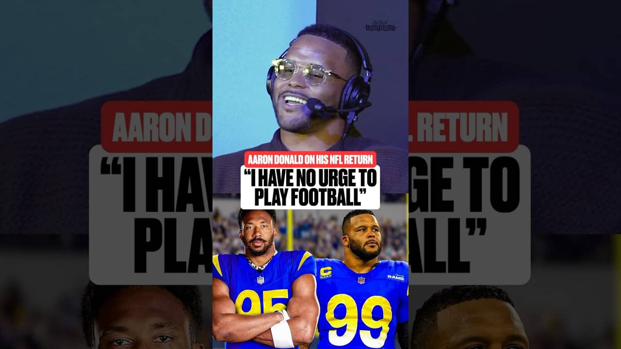 Aaron Donald on if he wants to make his return to football ππ€ #aarondonald #mylesgarrett #rams