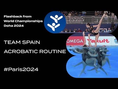 Spain's Paris 2024 Bronze Medal Team Routine | World Championships Highlights