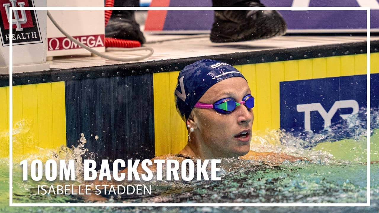 Stadden and Berkoff Go Head-to-Head in 100M Backstroke | 2026 TYR Pro Swim Series Indianapolis