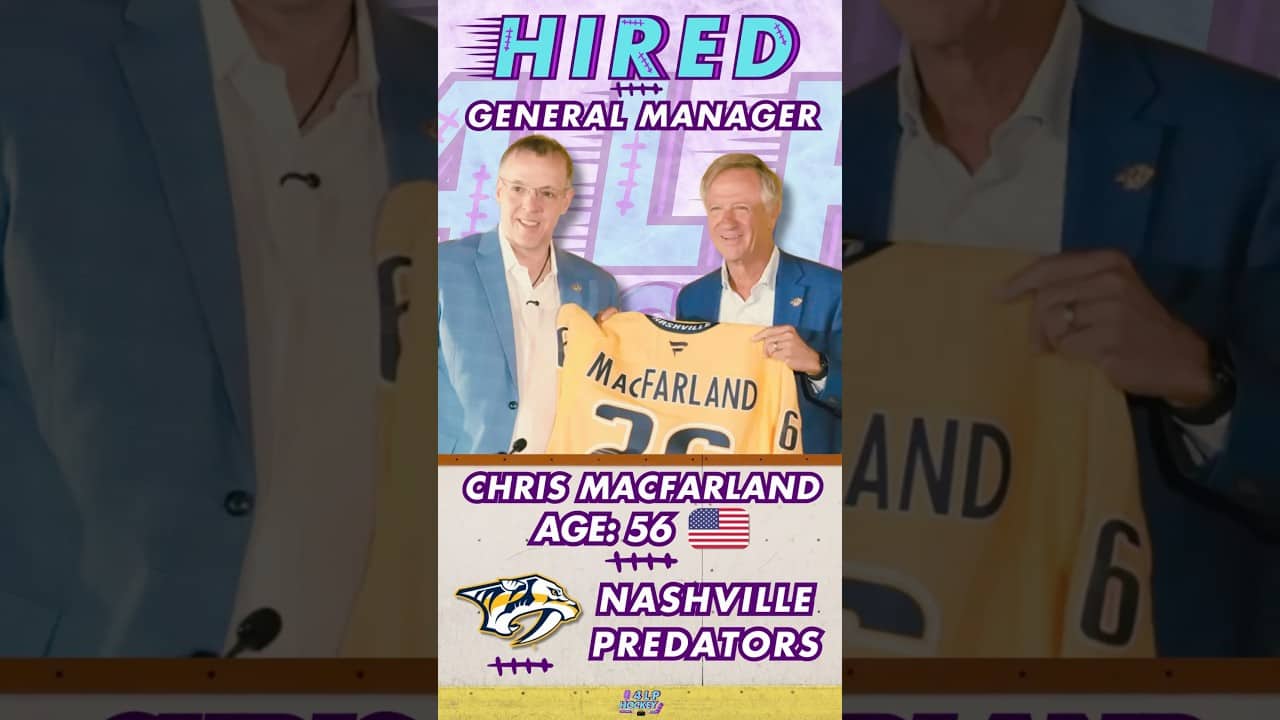 NEW GM IN SMASHVILLE 🤯💪 #nhl #hockey #hockeyshorts #hockeynews #nhlnews #nashvillepredators