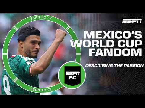 Recognizing the PASSIONATE MEXICO FANS at the World Cup š | ESPN FC