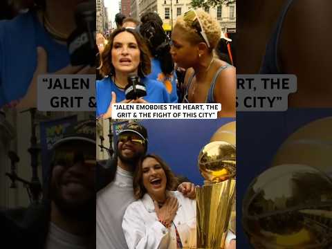 Mariska Hargitay talks what Jalen Brunson means to the city of New York β€οΈπΆπ·