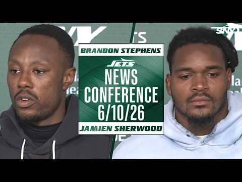 Brandon Stephens, Jamien Sherwood talk Jets' defensive scheme preparations in offseason program