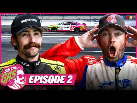 TheStradman Rides Shotgun at 180 MPH | On The Gas with Ryan Blaney
