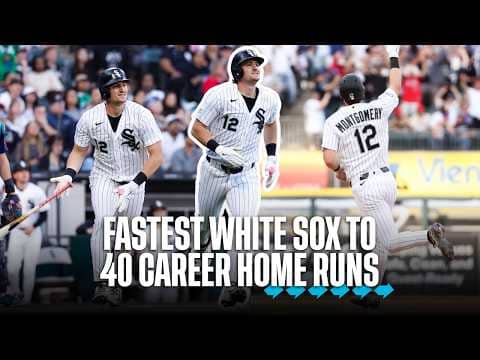 FASTEST TO 40! Colson Montgomery Fastest White Sox to 40 Career Home Runs | MLB