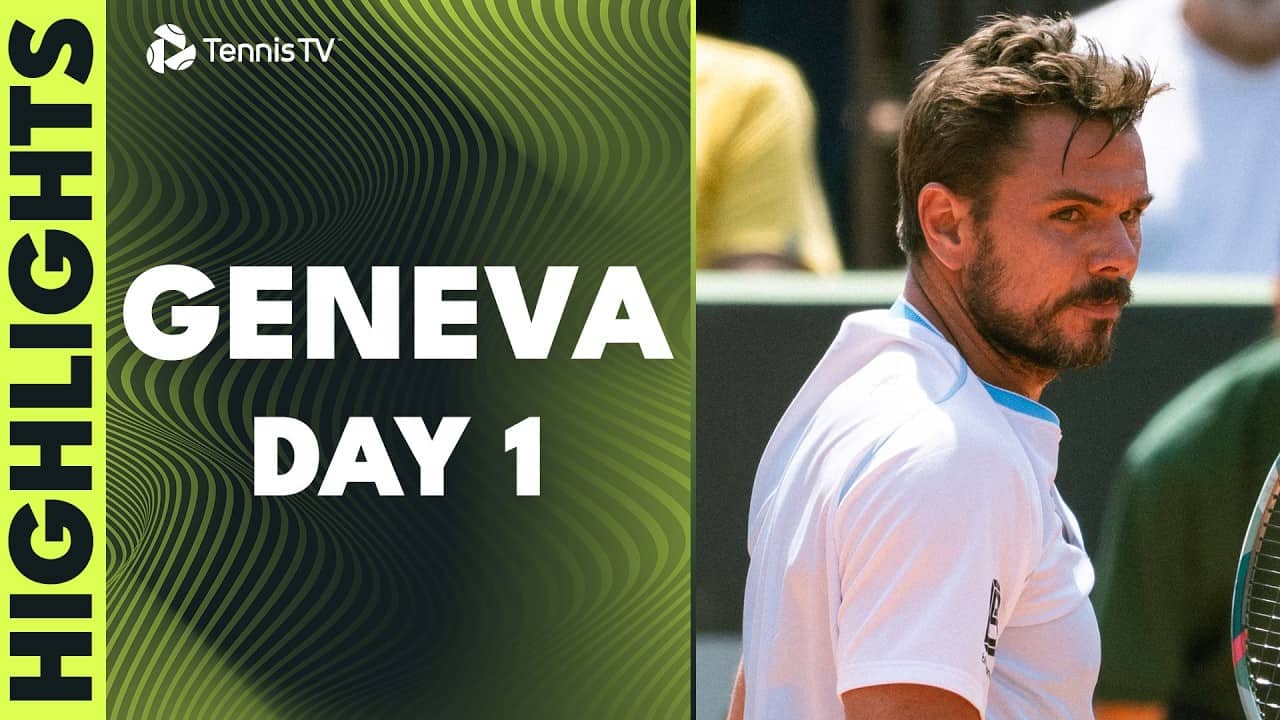 Wawrinka Takes On Brancaccio; Tsitsipas, Butvilas, Rinderknech & More | Geneva 2026 Day 1 Highlights