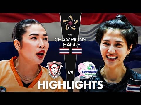 Supreme Tip ๐น๐ญ vs Nakhonratchasima ๐น๐ญ | Highlights | AVC Womenโs Champions League 2026 Semi-finals