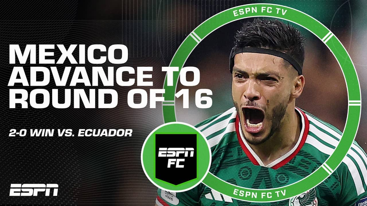 Mexico shut down Ecuador to advance to Round of 16 at the World Cup 🇲🇽 | ESPN FC