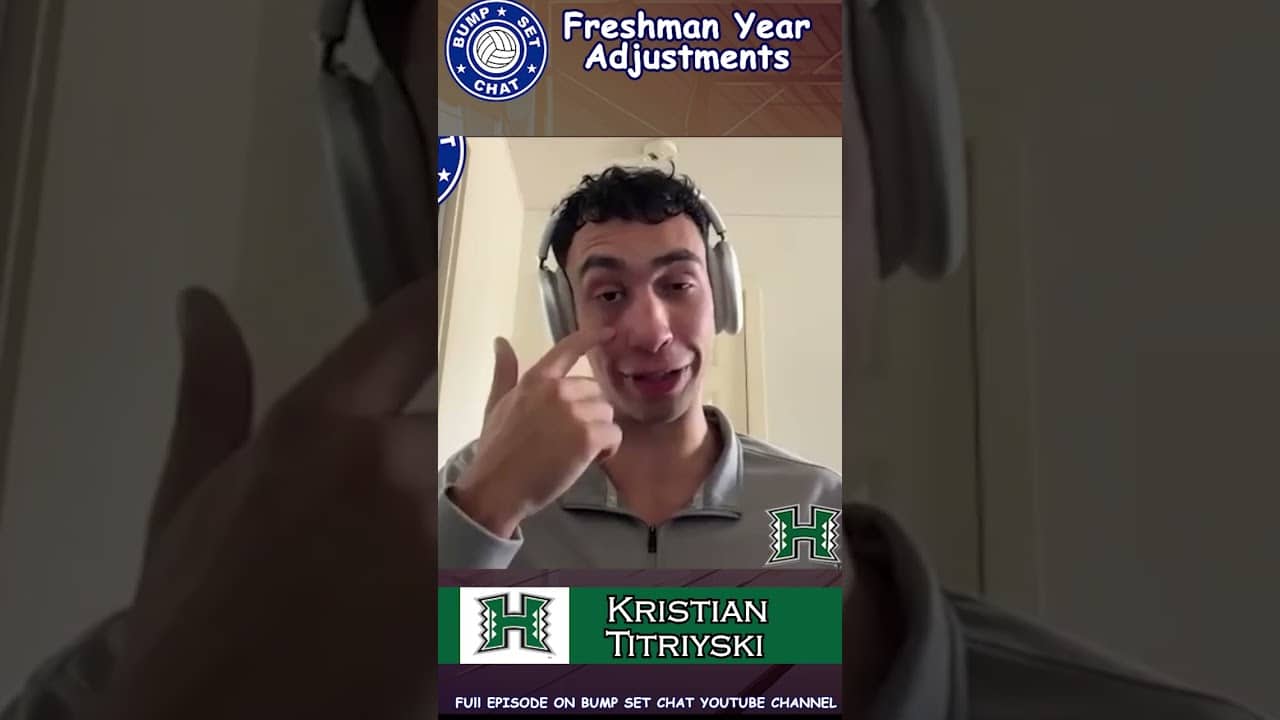 Kristian Titriyski on Adjusting to Freshman Year at Hawaii 🏐🌺