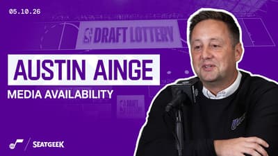 ๐ฃ๏ธ "We're glad for Jazz Nation that we got it" | Austin Ainge at the NBA Draft Lottery