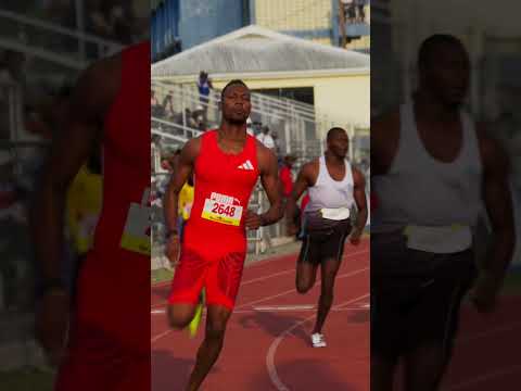 Zharnel Hughes wins 100m race