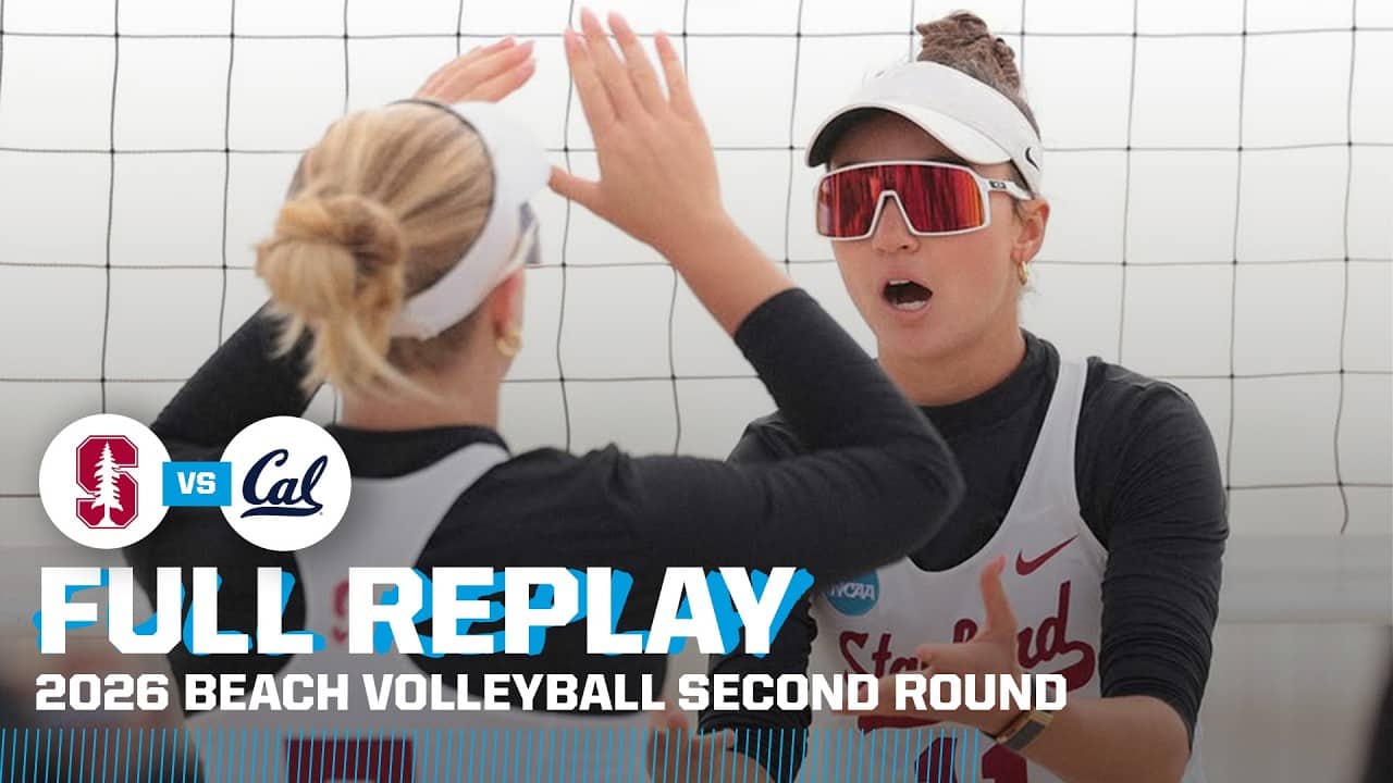 Stanford vs. California: 2026 NCAA beach volleyball second round | FULL REPLAY