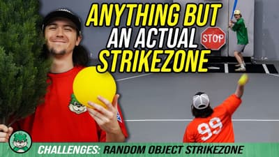 We Used Random Warehouse Objects as a Strikezone | Warehouse Challenges