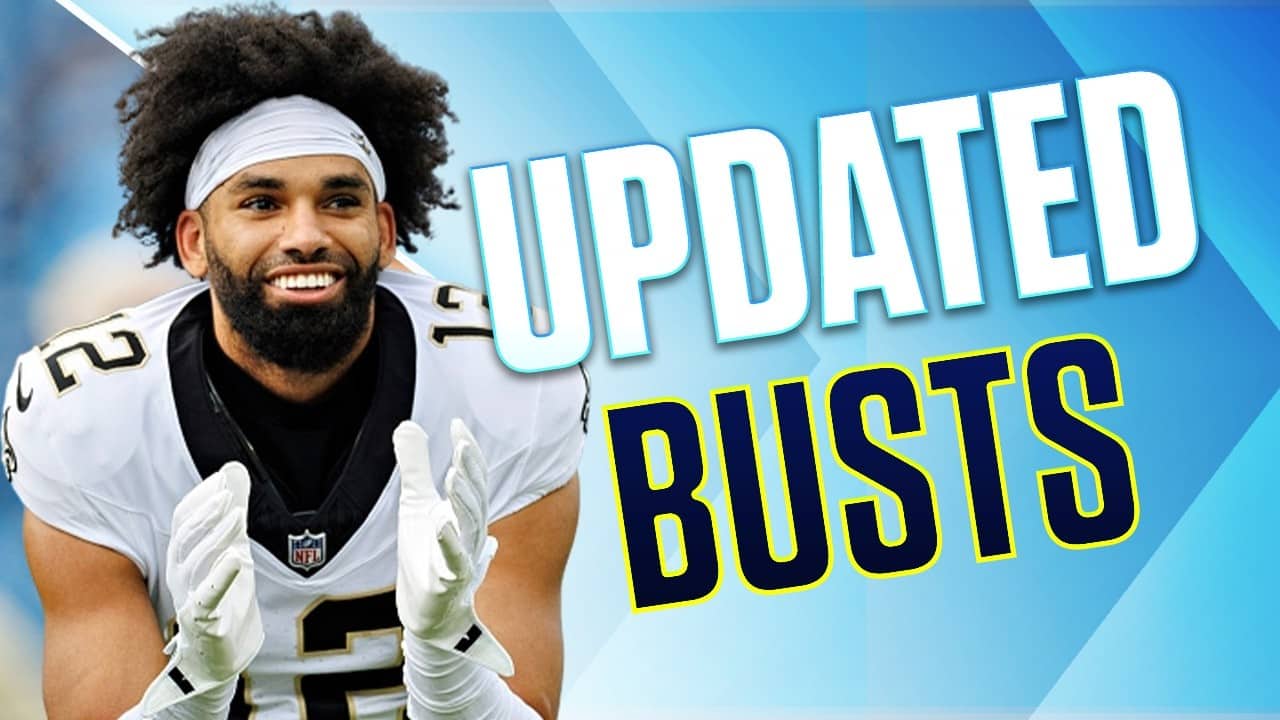 UPDATED Busts Players for 2026 Fantasy Football! Etennie, Henderson, Olave, & More!, & More!