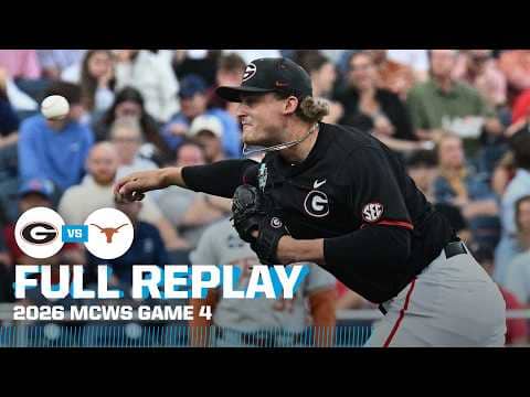 UGA vs. Texas (OPENING GAME): 2026 Men's College World Series | FULL REPLAY