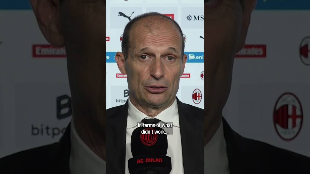 Massimiliano Allegri after #MilanCagliari | #Shorts