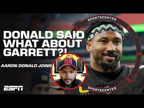 Aaron Donald says WHO is his favorite defensive player?! π | SportsCenter