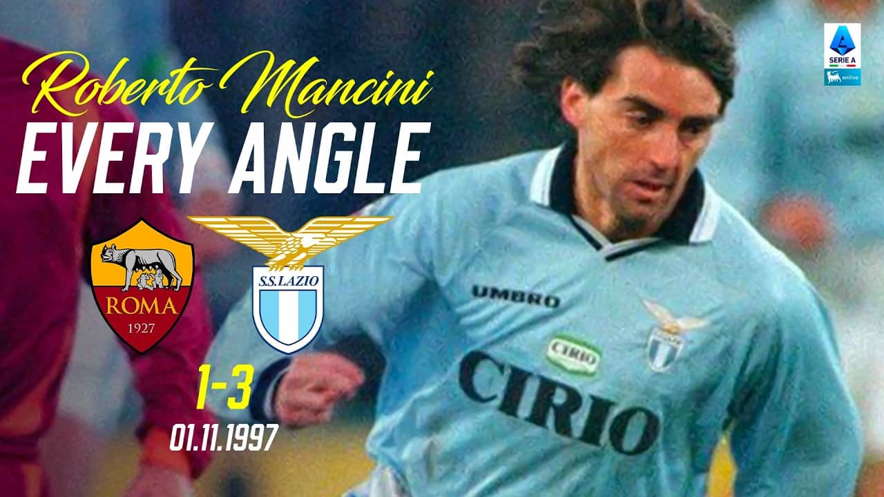 🔃 EVERY ANGLE - IL GOL DI MANCINI CONTRO LA ROMA