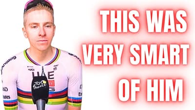 Tadej Pogačar REVEALS Why He Lost Yellow Jersey On Purpose