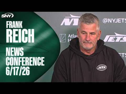 Jets offensive coordinator Frank Reich talks QBs Geno Smith, Cade Kubnik, and new scheme for offense