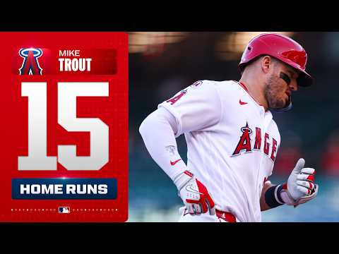 AND IT'S GONE! Mike Trout sends one out of the ballpark for his 15th home run in 2026 😇
