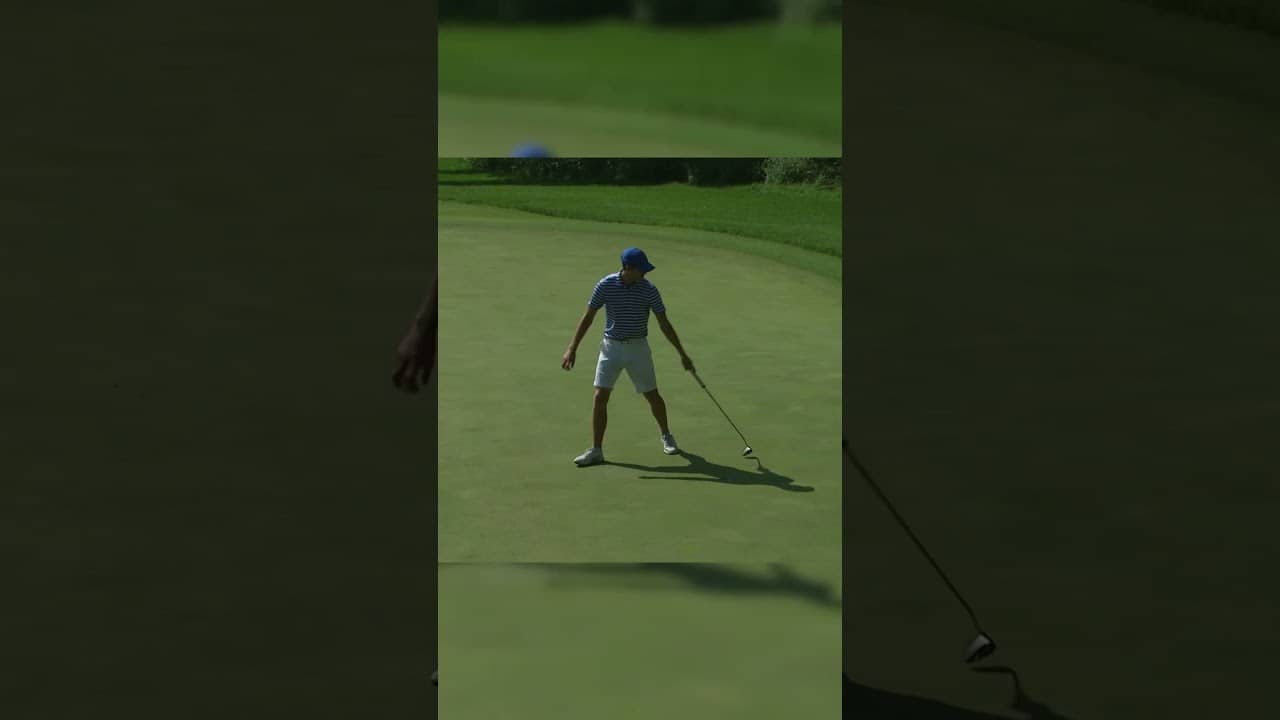 Throwback to Smalley vs. Scheffler in the 2018 NCAA golf quarterfinals ⛳️ #shorts