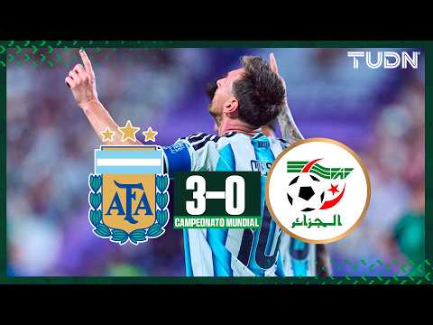 Messi engrandece su leyenda en la goleada de Argentina a Argelia